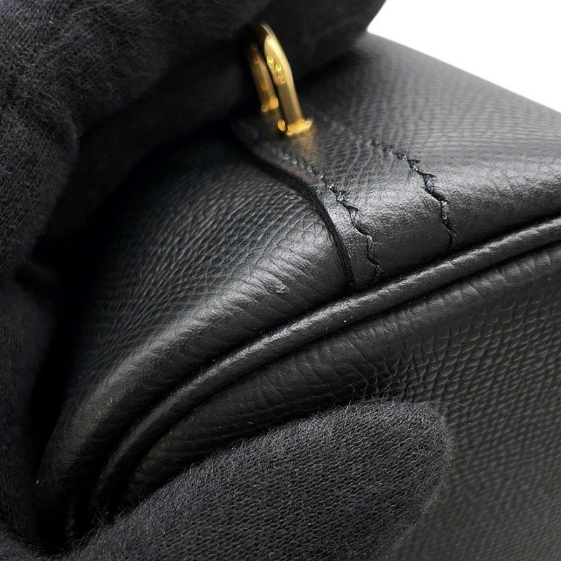 エルメス ボリード1923 25 ブラック/ゴールド金具 エプソン K刻印 2wayショルダー 黒