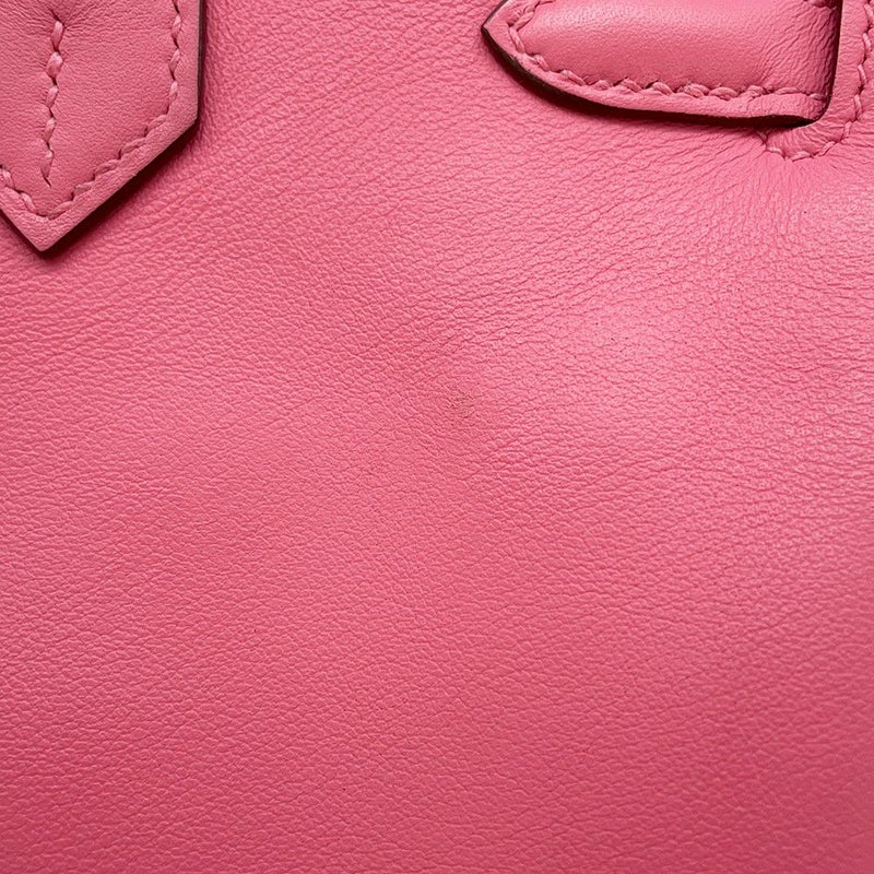 エルメス バーキン25 ローズアザレ/シルバー金具 スイフト K刻印 HERMES Birkin ハンドバッグ