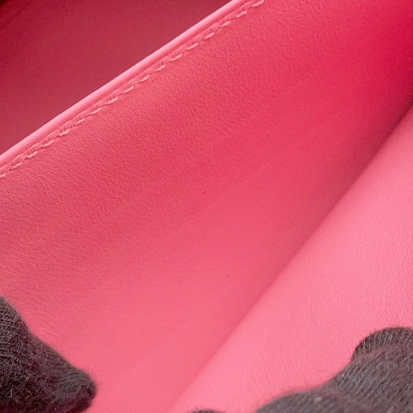 エルメス バーキン25 ローズアザレ/シルバー金具 スイフト K刻印 HERMES Birkin ハンドバッグ