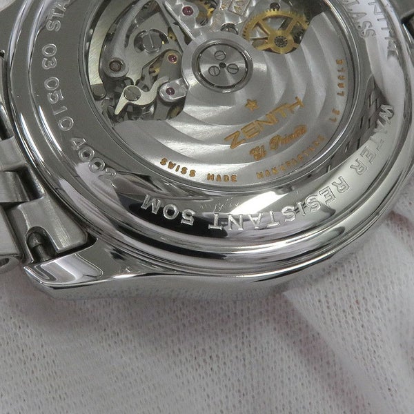 ゼニス エルプリメロ クラス クロノグラフ 03.0510.4002 ZENITH 腕時計 黒文字盤