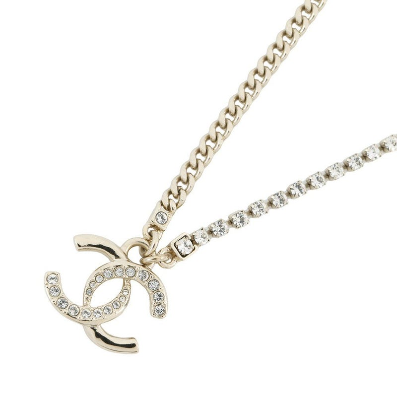 シャネル ネックレス ココマーク ラインストーン L24 P ABD044 CHANEL アクセサリー