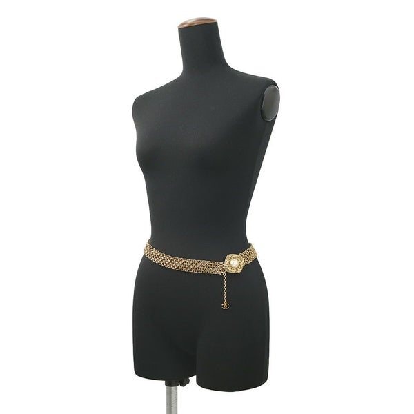 シャネル チェーンベルト ココマーク フェイクパール 6061 CHANEL アクセサリー