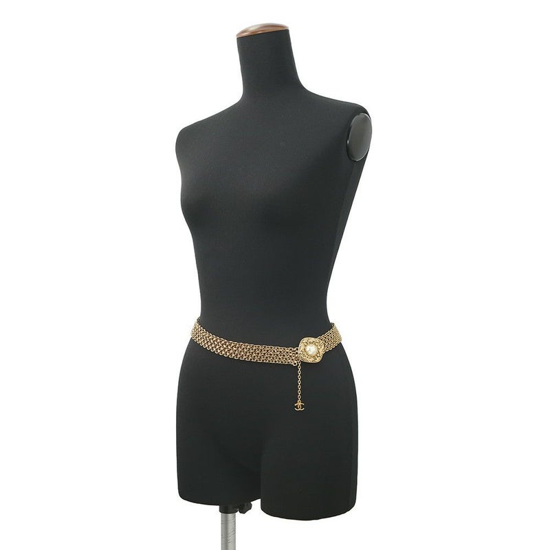 シャネル チェーンベルト ココマーク フェイクパール 6061 CHANEL アクセサリー