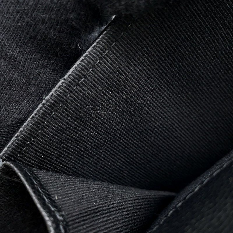 シャネル 三つ折り財布 マトラッセ ココマーク スモール ウォレット ラインストーン キャビアスキン AP4815 CHANEL 黒