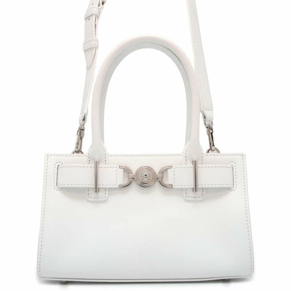 ヴェルサーチェ ハンドバッグ メドゥーサ '95 スモール レザー 1013169 VERSACE 2way 白