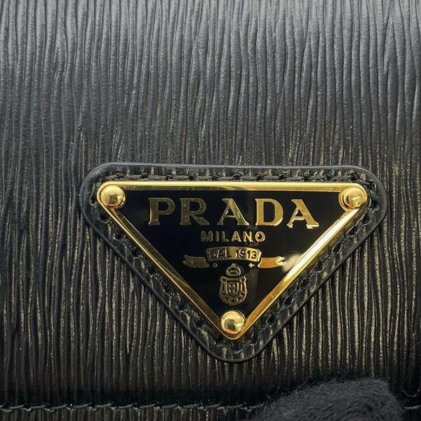 プラダ カードケース ロゴ レザー 1MC122 PRADA 名刺入れ 黒