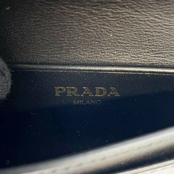 プラダ カードケース ロゴ レザー 1MC122 PRADA 名刺入れ 黒
