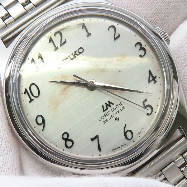 セイコー ロードマチック 5601-9000 SEIKO 腕時計 シルバー文字盤