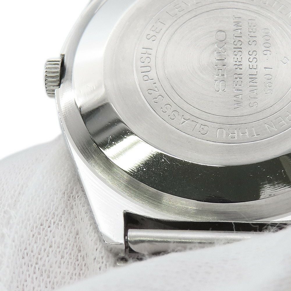 セイコー ロードマチック 5601-9000 SEIKO 腕時計 シルバー文字盤 安心