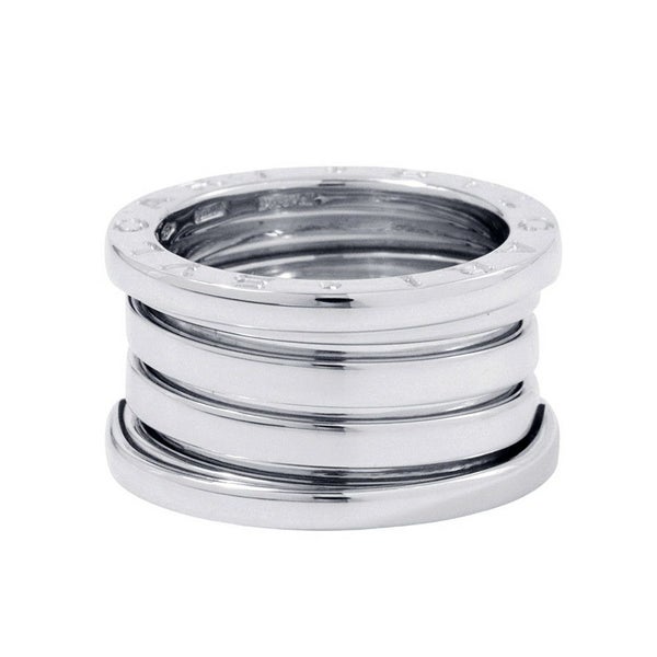 ブルガリ リング ビーゼロワン B-zero1 4バンド K18WGホワイトゴールド サイズ49 323530 BVLGARI 指輪 ジュエリー