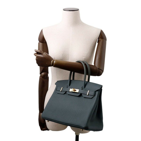 エルメス バーキン30 ヴェールマングローブ/ゴールド金具 トゴ K刻印 HERMES Birkin ハンドバッグ