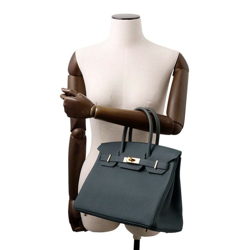 エルメス バーキン30 ヴェールマングローブ/ゴールド金具 トゴ K刻印 HERMES Birkin ハンドバッグ