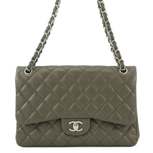 シャネル チェーンショルダーバッグ ココマーク マトラッセ30 キャビアスキン A58600 CHANEL デカマト