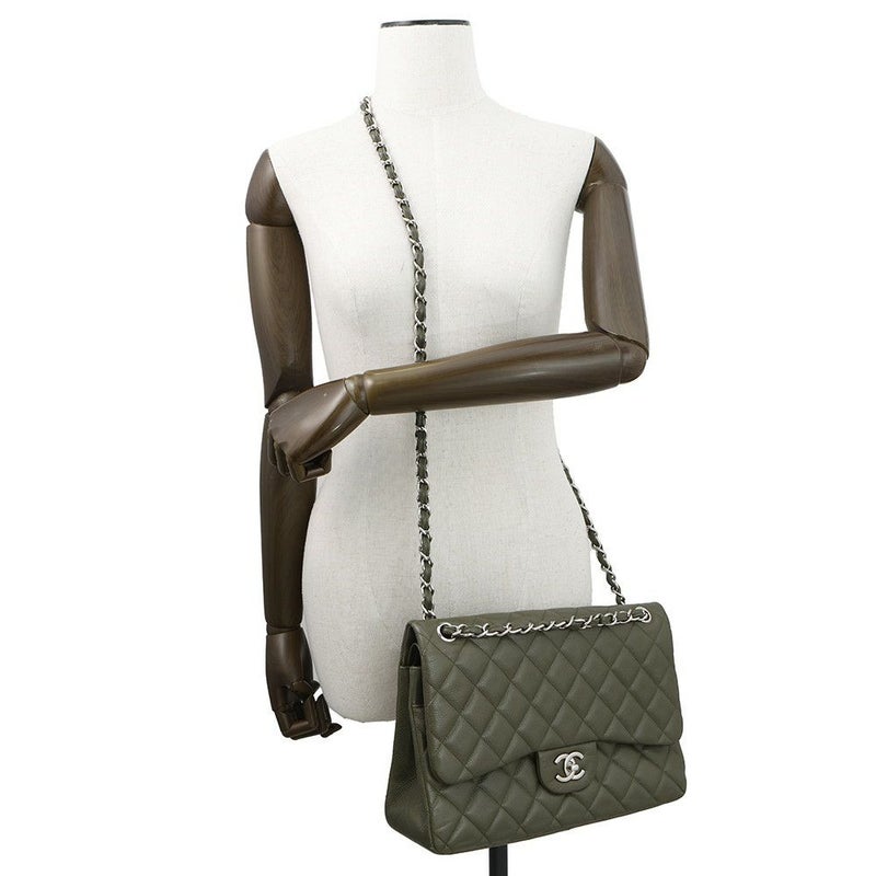 シャネル チェーンショルダーバッグ ココマーク マトラッセ30 キャビアスキン A58600 CHANEL デカマト