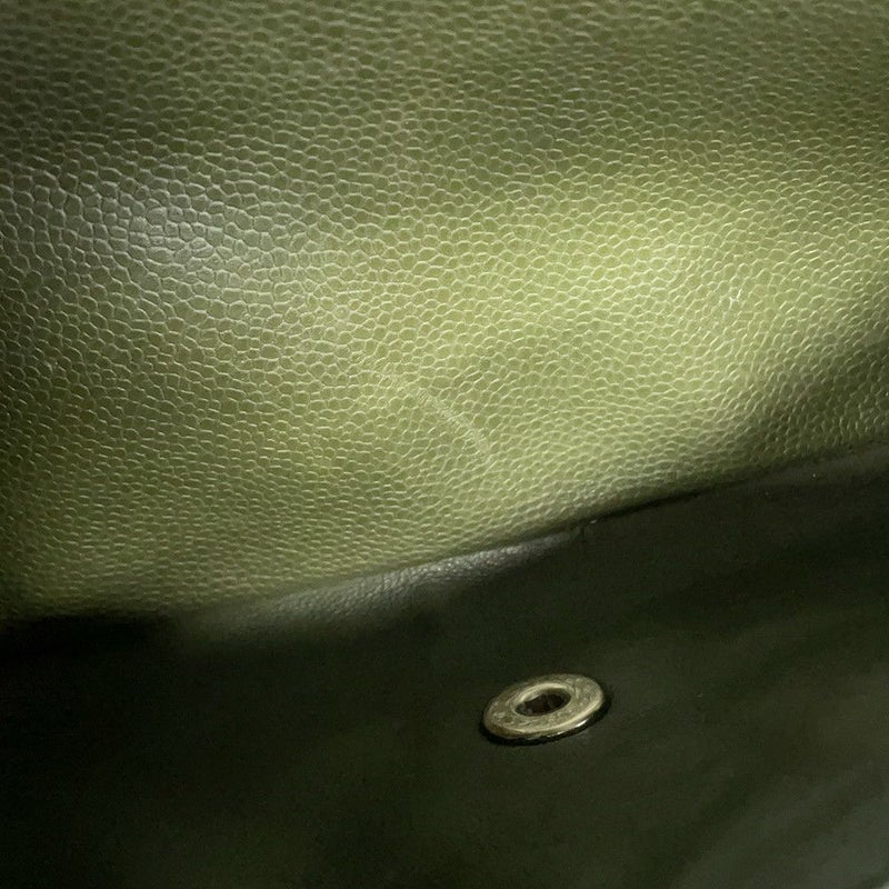 シャネル チェーンショルダーバッグ ココマーク マトラッセ30 キャビアスキン A58600 CHANEL デカマト