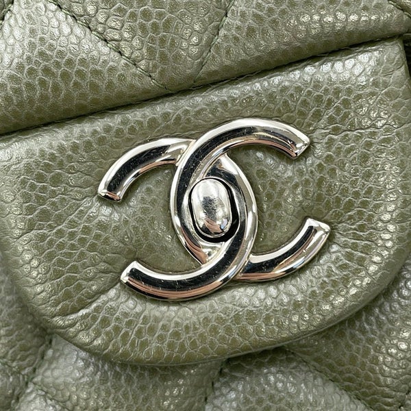 シャネル チェーンショルダーバッグ ココマーク マトラッセ30 キャビアスキン A58600 CHANEL デカマト