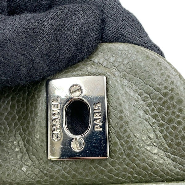 シャネル チェーンショルダーバッグ ココマーク マトラッセ30 キャビアスキン A58600 CHANEL デカマト