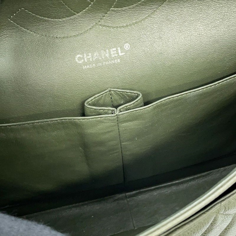 シャネル チェーンショルダーバッグ ココマーク マトラッセ30 キャビアスキン A58600 CHANEL デカマト