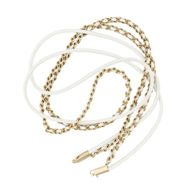 シャネル ハンドバッグ CHANEL 22 ミニ ココマーク シャイニーカーフレザー AS3980 CHANEL 2way 白