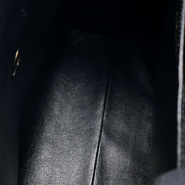 シャネル ハンドバッグ マトラッセ ココマーク CC キャビアスキン A12397 CHANEL バッグ 黒