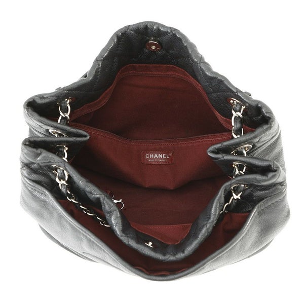 シャネル チェーンショルダーバッグ マトラッセ デカココマーク A48374 CHANEL バッグ 黒