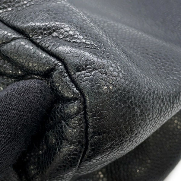 シャネル チェーンショルダーバッグ マトラッセ デカココマーク A48374 CHANEL バッグ 黒