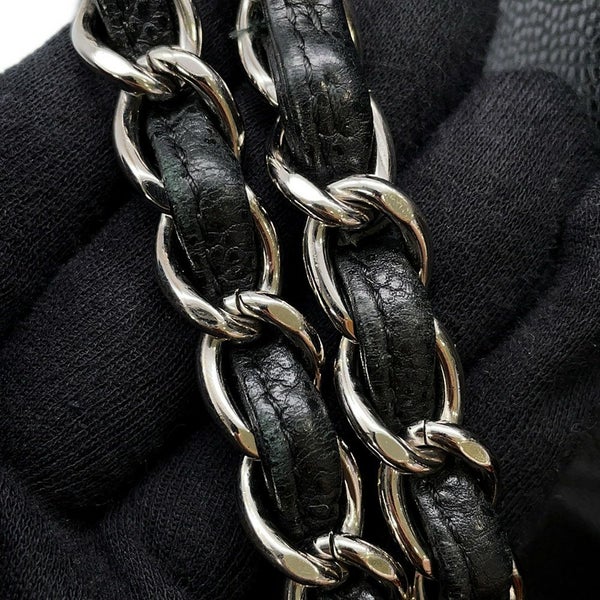 シャネル チェーンショルダーバッグ マトラッセ デカココマーク A48374 CHANEL バッグ 黒