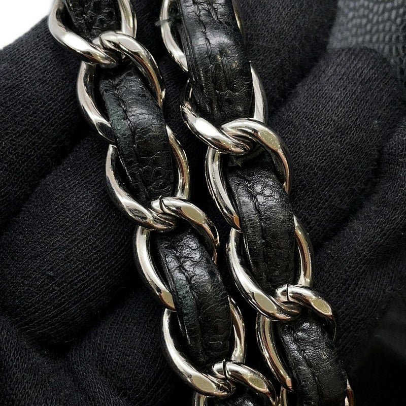 シャネル チェーンショルダーバッグ マトラッセ デカココマーク A48374 CHANEL バッグ 黒