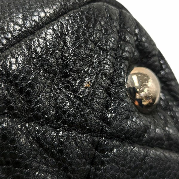 シャネル チェーンショルダーバッグ マトラッセ デカココマーク A48374 CHANEL バッグ 黒