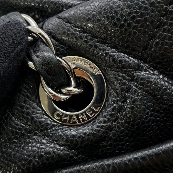 シャネル チェーンショルダーバッグ マトラッセ デカココマーク A48374 CHANEL バッグ 黒