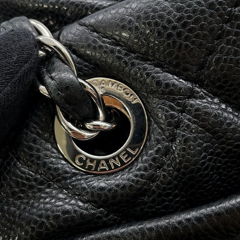 シャネル チェーンショルダーバッグ マトラッセ デカココマーク A48374 CHANEL バッグ 黒