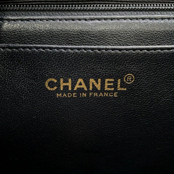 シャネル ハンドバッグ マトラッセ ココマーク キャビアスキン A12397 CHANEL ハンドルバッグ 黒