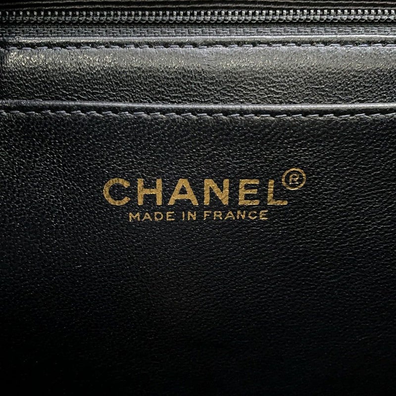 シャネル ハンドバッグ マトラッセ ココマーク キャビアスキン A12397 CHANEL ハンドルバッグ 黒