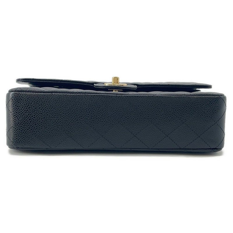 シャネル チェーンショルダーバッグ マトラッセ25 ココマーク キャビアスキン A01112 CHANEL バッグ 黒