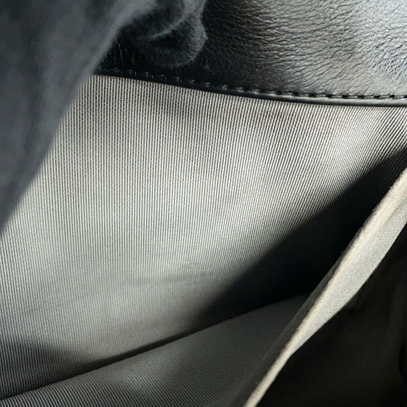 シャネル チェーンショルダーバッグ ココマーク マトラッセ ボーイシャネル レザー A67086 CHANEL 黒