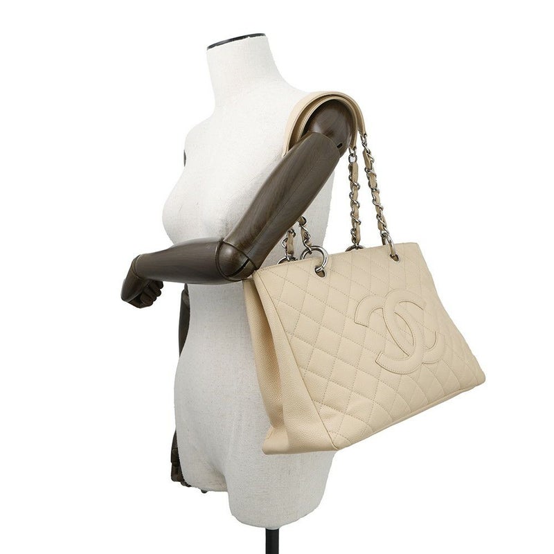 シャネル チェーントートバッグ ココマーク マトラッセ GST キャビアスキン A50995 CHANEL