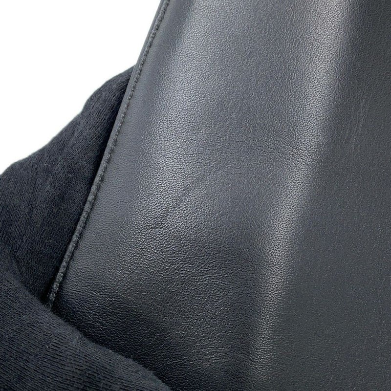 シャネル チェーントートバッグ ココマーク ラムスキン CHANEL 黒