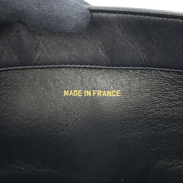 シャネル チェーントートバッグ ココマーク ラムスキン CHANEL 黒