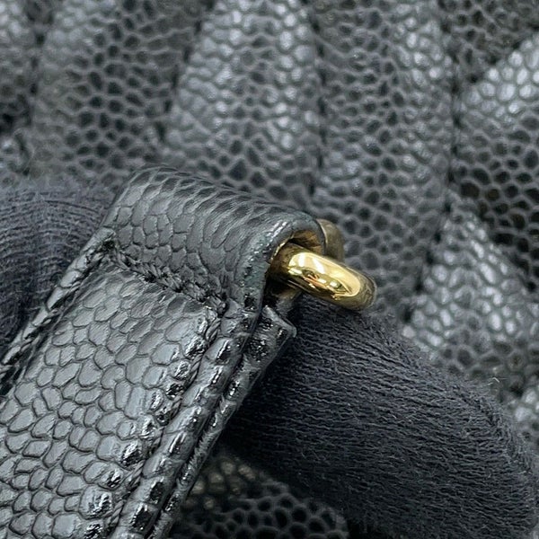 シャネル トートバッグ マトラッセ ココマーク PST A50994 CHANEL 黒