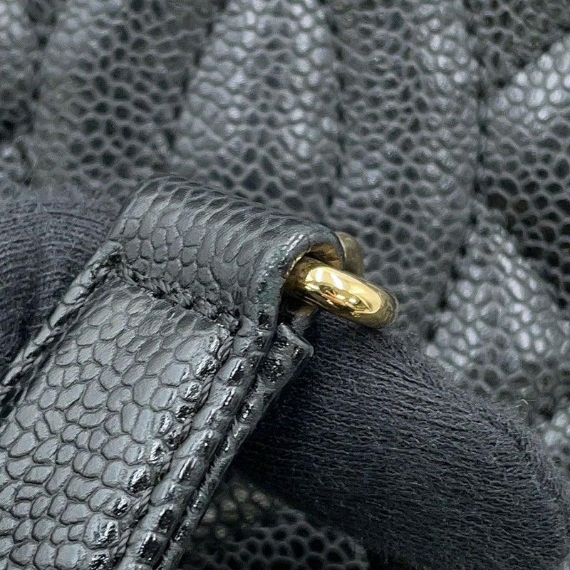 シャネル トートバッグ マトラッセ ココマーク PST A50994 CHANEL 黒