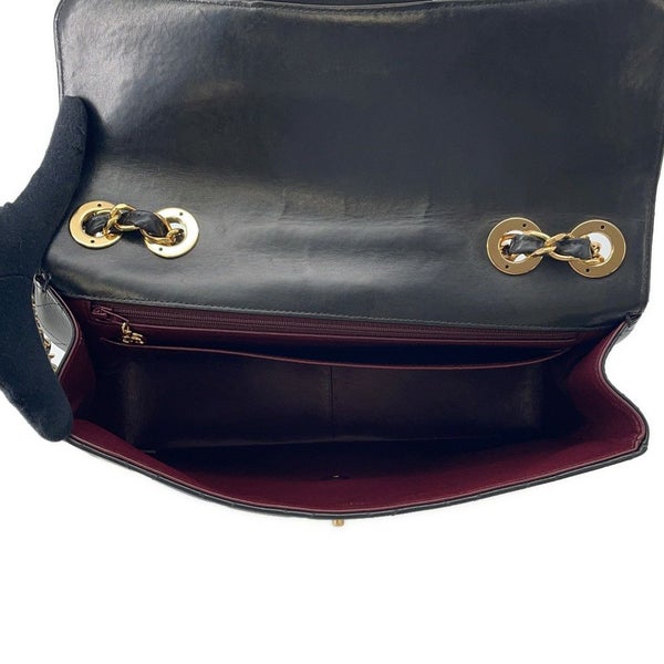 シャネル チェーンショルダーバッグ マトラッセ30 ココマーク ラムスキン A04412 CHANEL バッグ デカマト 黒