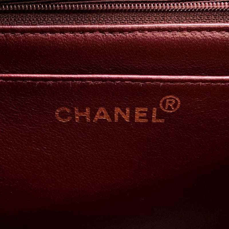 シャネル チェーンショルダーバッグ マトラッセ30 ココマーク ラムスキン A04412 CHANEL バッグ デカマト 黒