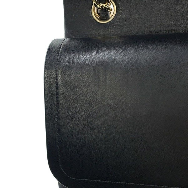シャネル チェーンショルダーバッグ ココマーク マトラッセ30 ラムスキン A58600 CHANEL 黒