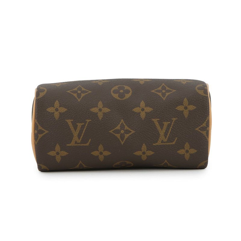 ルイヴィトン ハンドバッグ モノグラム ナノ・スピーディ M81085 LOUIS VUITTON 2way ショルダーバッグ