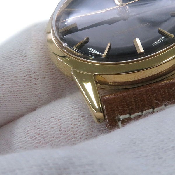 オメガ シーマスター 14704-3SC OMEGA 腕時計 黒文字盤 ヴィンテージウォッチ