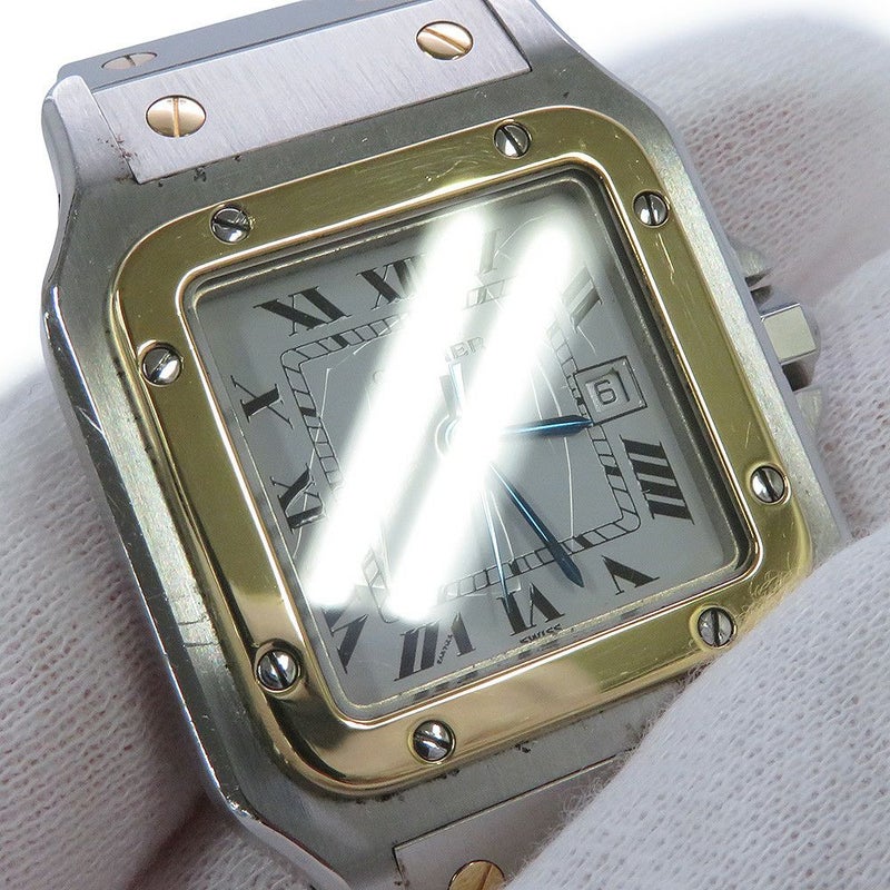 カルティエ サントスガルベ LM 81036283 Cartier 腕時計 アイボリー文字盤