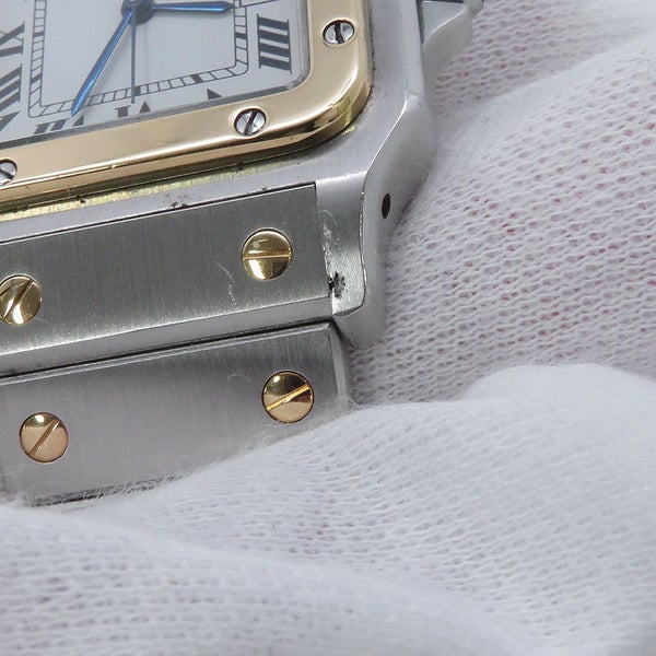 カルティエ サントスガルベ LM 81036283 Cartier 腕時計 アイボリー文字盤
