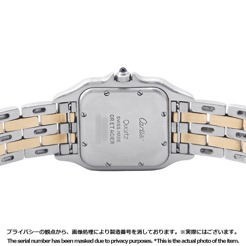 カルティエ パンテールMM 2ロウ W25028B6 Cartier 腕時計 アイボリー文字盤 クォーツ