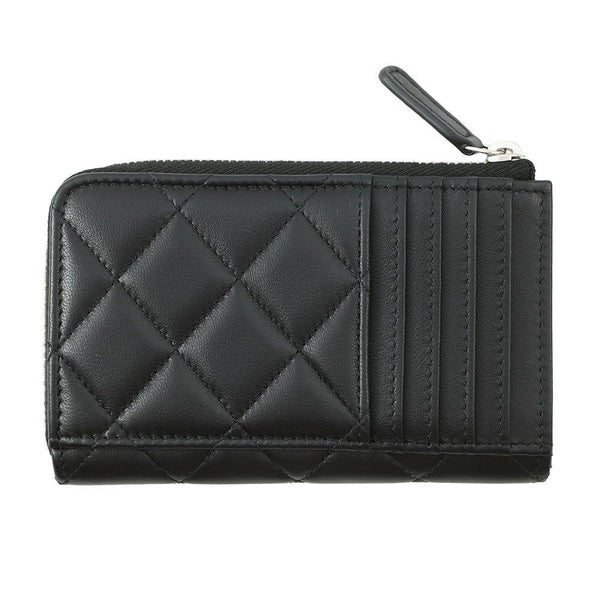 シャネル コインケース マトラッセ ココマーク ラムスキン AP4197 CHANEL カードケース 黒