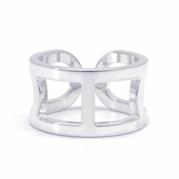 エルメス リング エヴァー シェーヌダンクルMM SV925シルバー リングサイズ51 HERMES ジュエリー 指輪